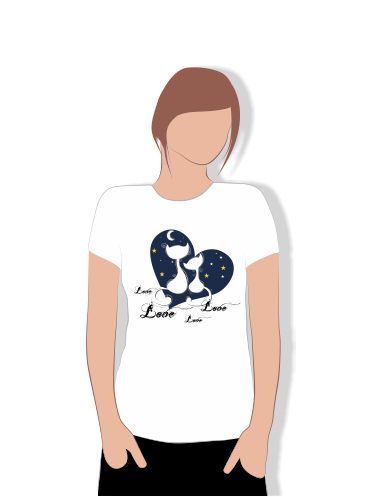 Camiseta BlackWhite Baby Look Feminina Básica